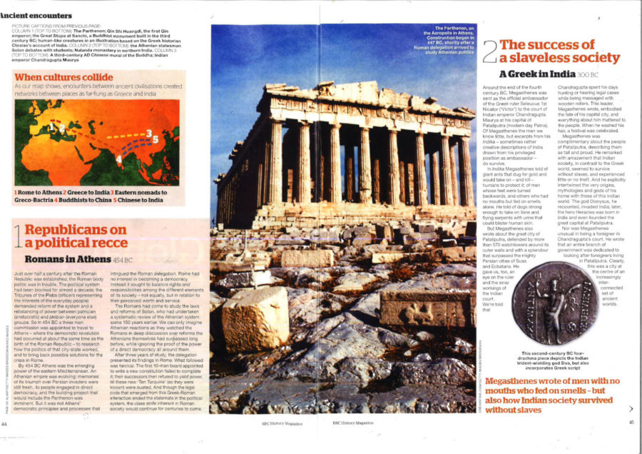 Global Encounters of the ancient kind BBC History Magazine Michael Scott