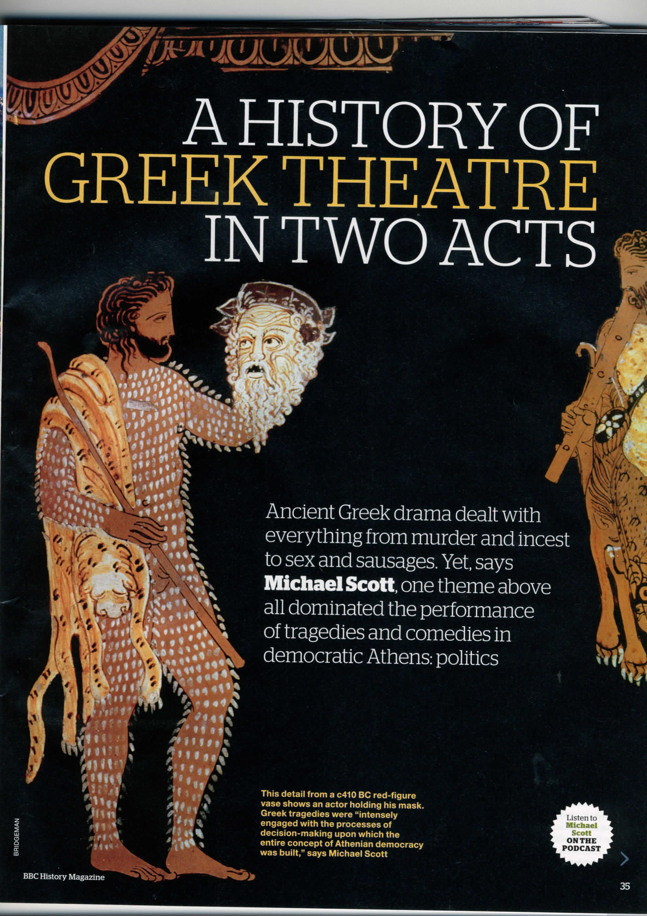 A History of Greek Theatre