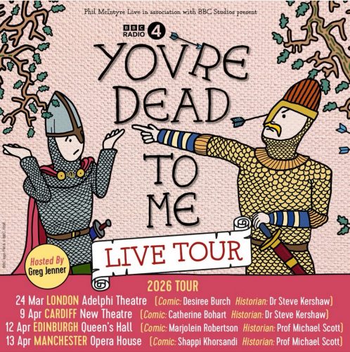 You're Dead to Me Live Tour poster