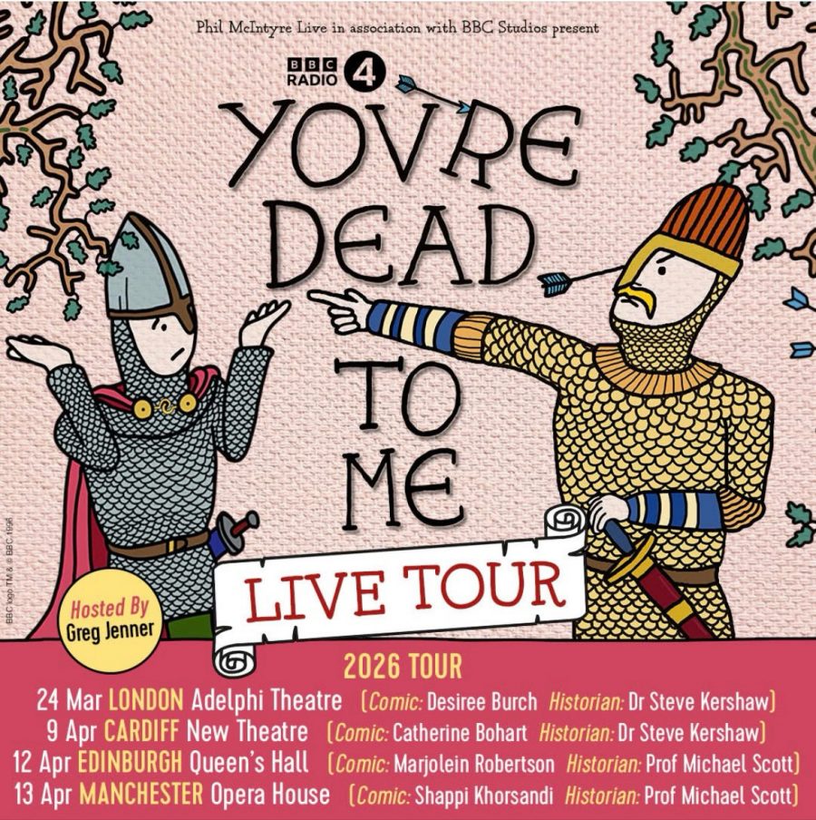 You're Dead to Me Live Tour poster